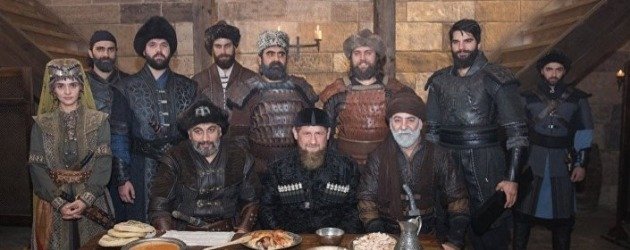 Çeçenistan lideri Kadirov Diriliş Ertuğrul setini ziyaret etti!